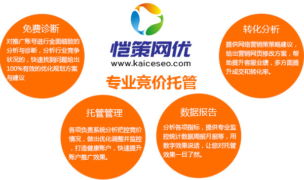 愷策網優(yōu)是一家專業(yè)做競價托管的服務商